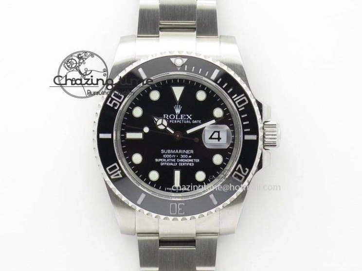 1222 Premium Submariner 116610 LV 40mm RF 1:1 Best Edition Green Ceramic on SS 904L Bracelet Steel VR 1014